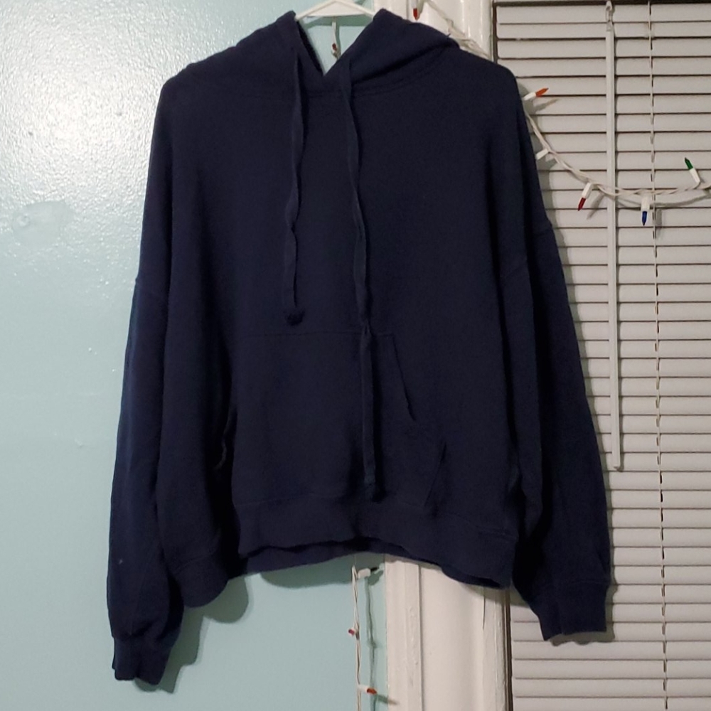 Navy blue hoodie